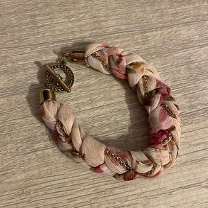 Braided chain bracelet
